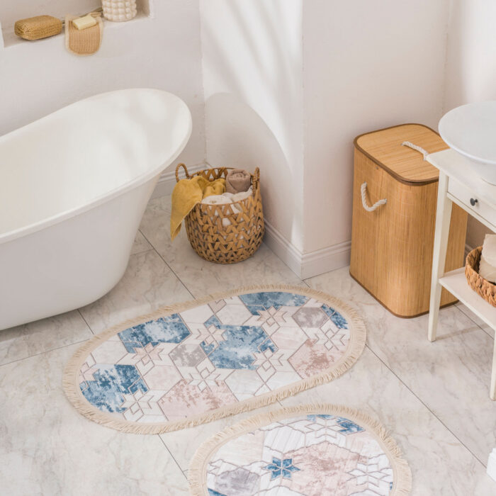 PIRILTI KLOZET TAKIMI SAÇAKLI 50X60-60X100 2'Lİ OVAL